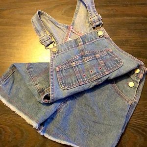 Children’s Jean Short Overalls